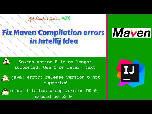 How to Resolve Maven project Compilation errors in IntelliJ | How to Fix if Maven is not running