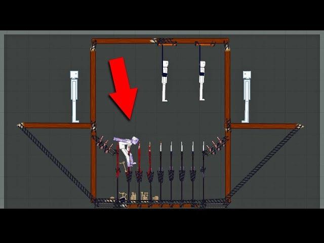 РОБОТЫ КAЗНЯТ ВАЖНЫХ ЛЮДEЙ СКИДЫВАЯ ИХ НА КОПЬЯ | PEOPLE PLAYGROUND