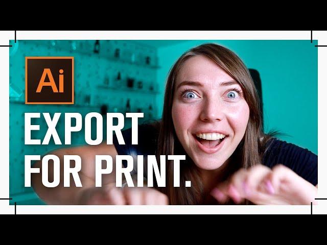 Adobe Illustrator - How to export your label design file for print - Prepare your file for print.