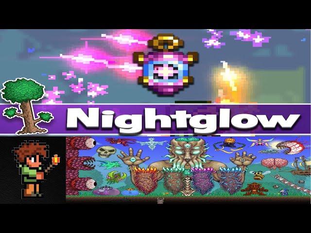 NIGHTGLOW VS ALL BOSSES IN JOURNEY MODE|Terraria 1.4