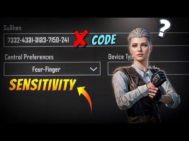 BGMI BEST  SENSITIVITY SETTINGS | BGMI SENSITIVITY CODE TODAY | BGMI ZERO RECOIL SENSITIVITY CODE