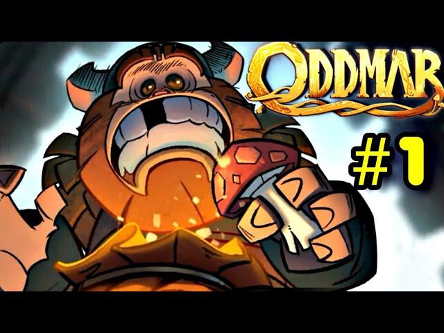 Oddmar WORLD 1 Midgard Level 1-1 All Coin Badges Secret Coins GAMEPLAY PT BR ANDROID IOS #1