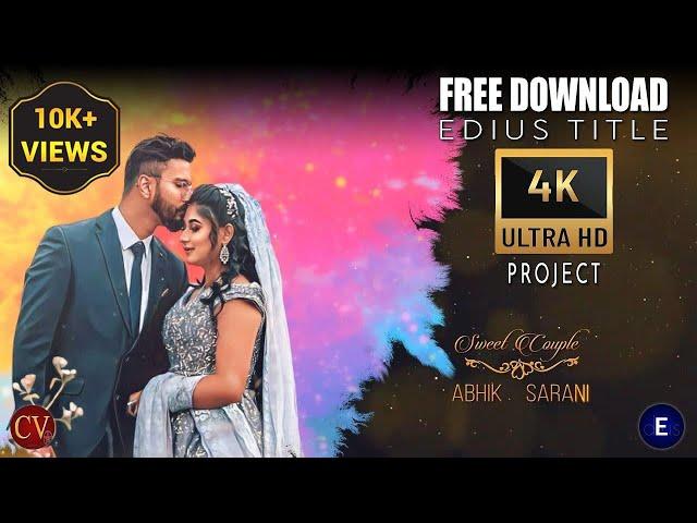 edius title project free download 2023 | Premium Silk 4K |