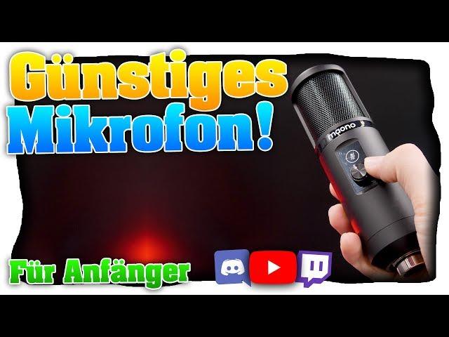 Mikrofon für YouTube & Gaming! Kostengünstiges Mikrofon-Set für YouTube Anfänger! | ConFace