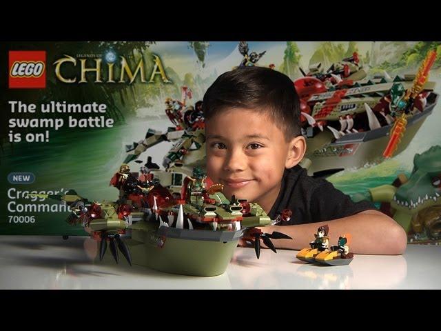 CRAGGER'S COMMAND SHIP - LEGO Legends of Chima Set 70006 - Time-lapse Build, Unboxing & Review