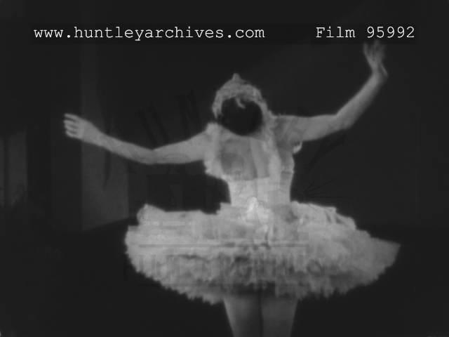 Anna Pavlova Dances 'The Swan', 1920's - Film 95992