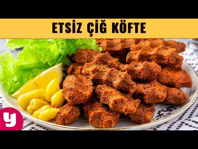 Yoğurmadan 10 Dakikada Etsiz Çiğ Köfte Tarifi