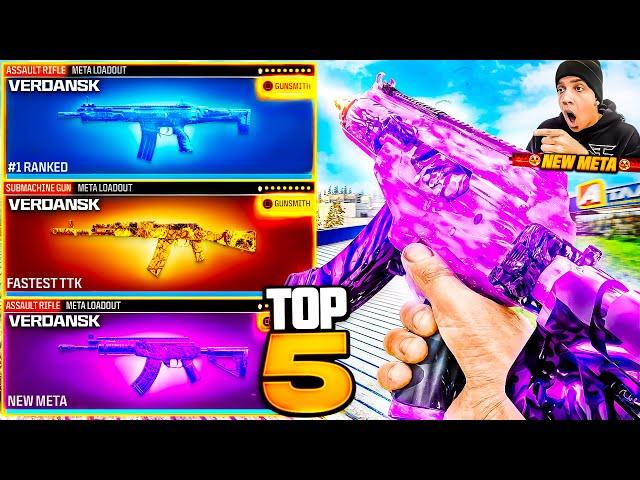 TOP 5 NEW META Loadouts in Warzone Verdansk Update! (Best Class Setups)