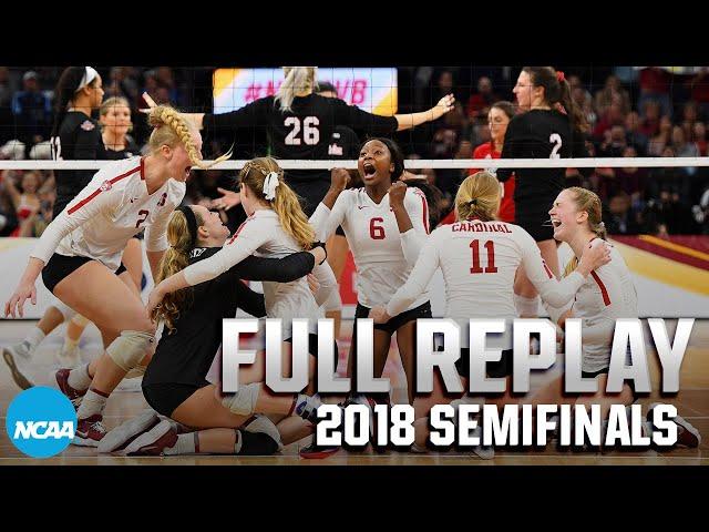 Stanford vs. BYU: 2018 NCAA volleyball semifinals | FULL REPLAY