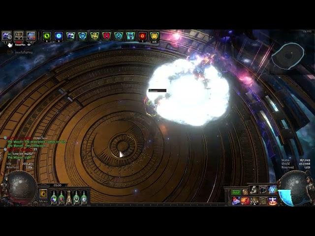 POE 3.22 - One shot & Skip all memory game Uber Maven (Again) - Assassin Ice trap