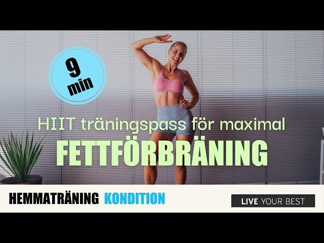 HIIT - Effective cardio - Maximum fat burning - Home workout