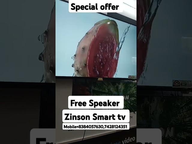 Zinson Smart tv free Speaker #trending #smartltems #motivation