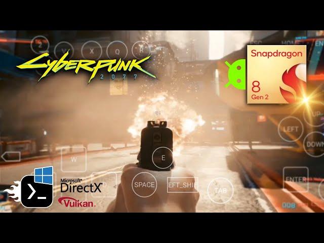 Cyberpunk 2077 - MOBOX PC Emulator Android Gameplay Test - SD 8 Gen 2