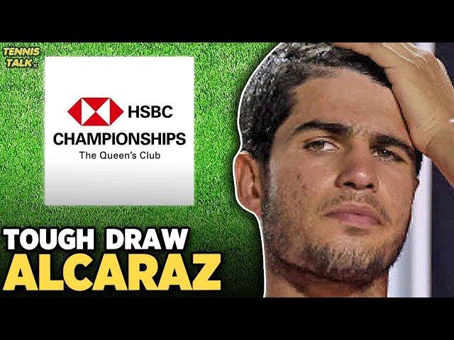 Alcaraz Tough Draw | Draper, Fritz Clash at Queens Club 2025 | Tennis News