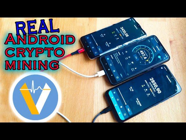 CRYPTO MINING on MOBIL PHONE. FULL GUIDE. Verus miner 9000