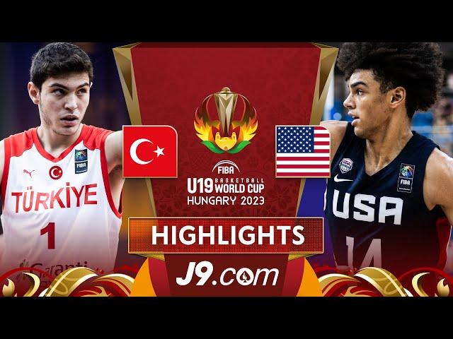 Turkey  v USA  | 3rd Place Game | J9 Highlights | #FIBAU19 Basketball World Cup 2023