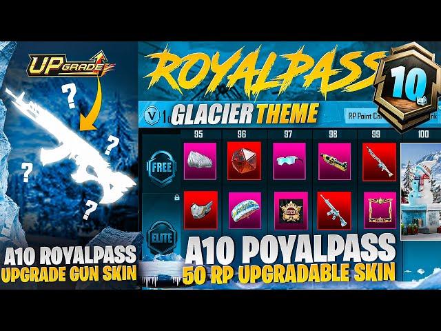 A10 Royal Pass Upgradable Skin | Next Season Free Rewards |Free MG3 Skin |PUBGM