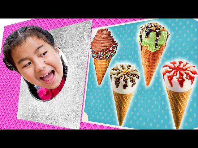 Historia Divertida de Jannie Vendiendo Helado | Niños Juegan Con Heladería y Juegos de Imaginación