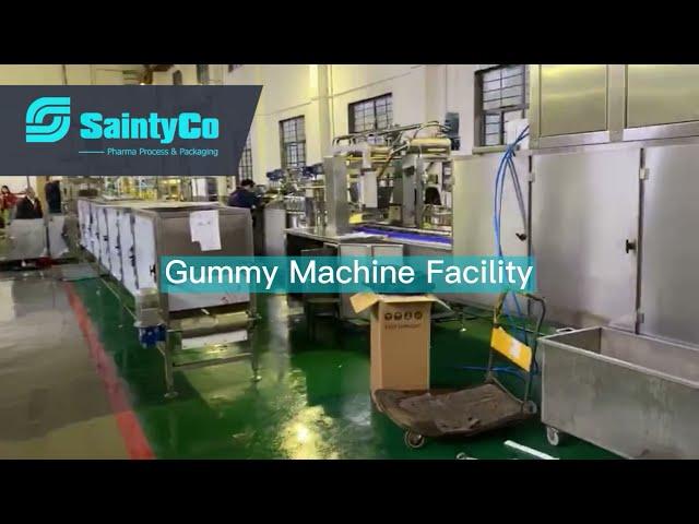 SaintyCo Gummy Making Equipment in The Factory