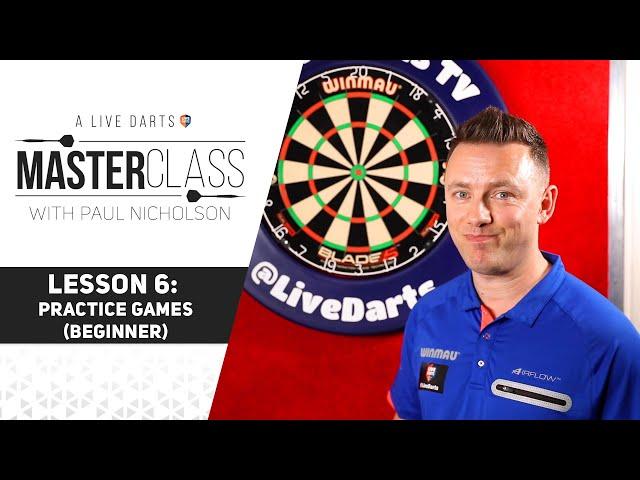 A Live Darts Masterclass | Lesson 6 - The best practice games for entry level