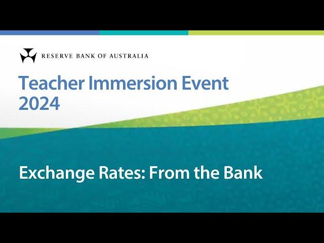 Exchange Rates – Jess Young – Teacher Immersion Event 2024