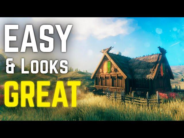 Easy but BEAUTIFUL House Style (Rohan Theme) | Valheim Tutorial