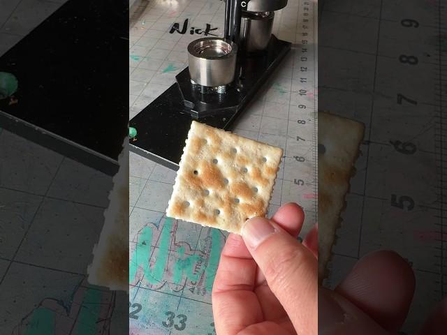 Will it Button? Saltine Cracker
