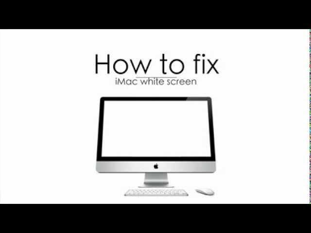 How To Fix White Screen On Your Mac
