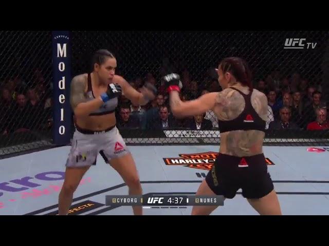 AMANDA NUNES VS CRIS CYBORG FULL FIGHT UFC 232