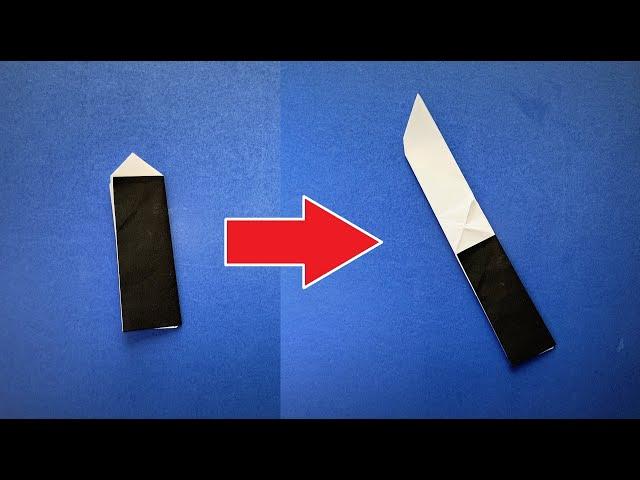 How to Make a Paper Folding Knife | Origami Opening Knife