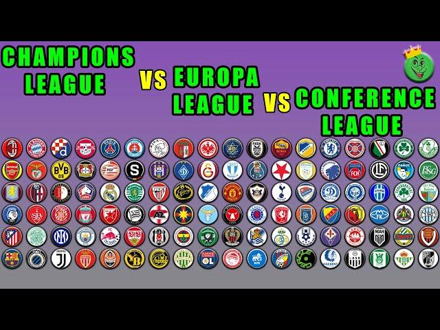 Champions League vs Europa League vs Conference League Elimination Marble Race / Marble Race King