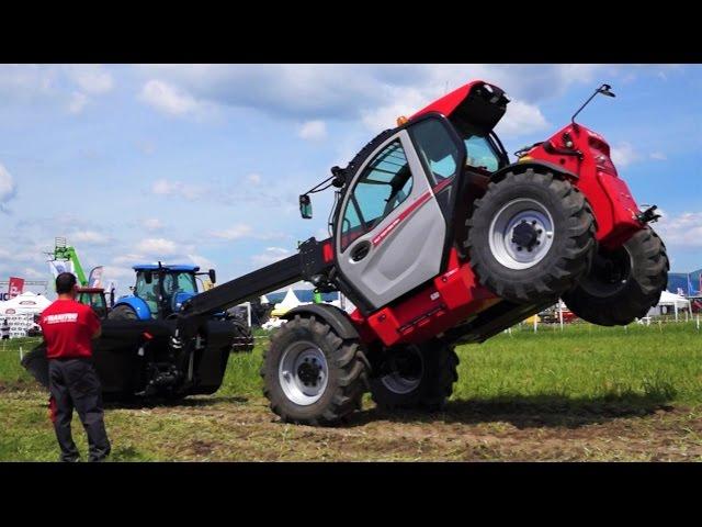 NEW Manitou Telehandler Loader Demonstration - 129 hp Deutz Engine - Manitou MLT 737-130 PS+