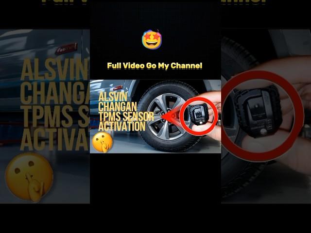 TPMS: How to Activate Tire Pressure Monitoring System on Changan Alsvin