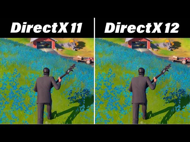 Fortnite Dx11 vs Dx12 (Performance Comparison)