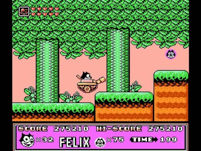 Felix the Cat Walkthrough NES HD 1080p