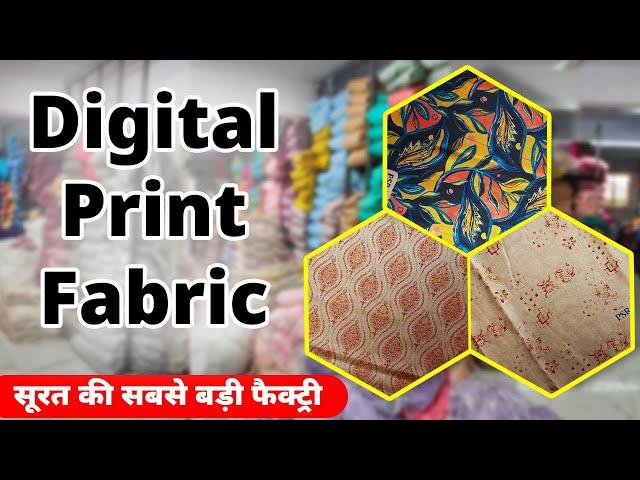 Fabrics Wholesale Market In Surat | Digital Printed Fabrics | Fabrics Manufacturer Surat