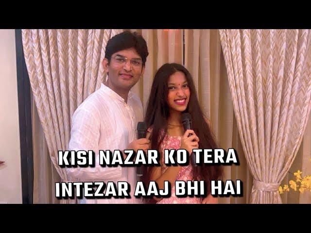 Kisi Nazar Ko Tera Intezar Aaj Bhi Hai | Ghazal | Sung by Sanvi & Dad| Sisters’ Musical Bond