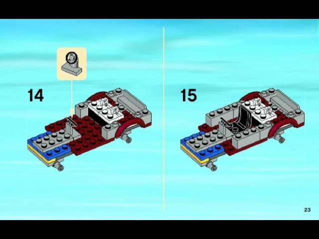 Инструкция по сборке lego  Полицейское преследование 4437