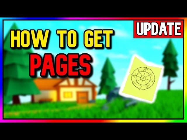 [How To Get PAGES] Roblox Islands UPDATE (Skyblox)