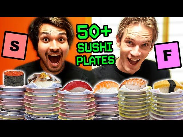 I Tried EVERY Sushi in Japan (ft. @PewDiePie)