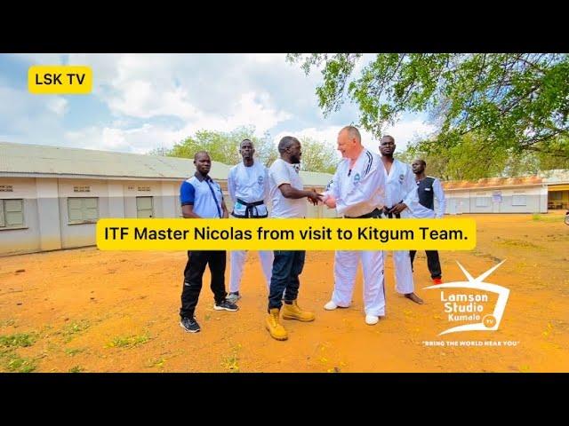 ITF Master Nicolas from Sweden finally in Africa(Kitgum) visiting Kitgum Taekwondo Team.