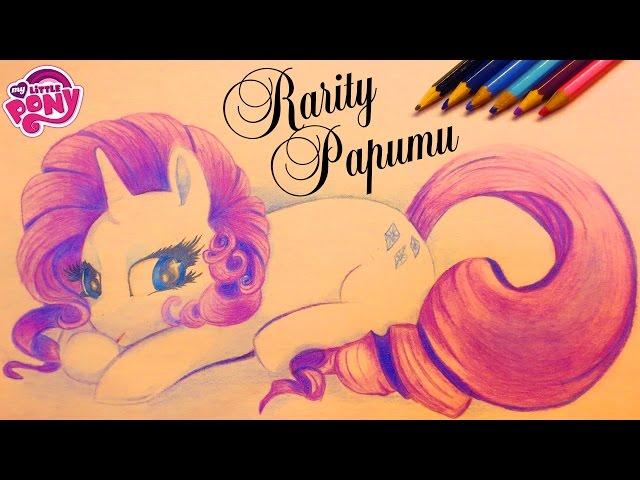 Как нарисовать май литл пони  Рарити / Как нарисовать Рарити / How to draw my little pony rarity