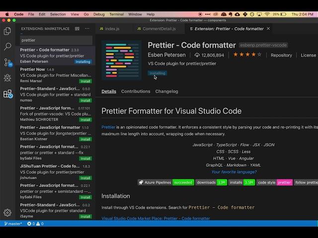 How to Add Prettier Extension to Visual Studio Code