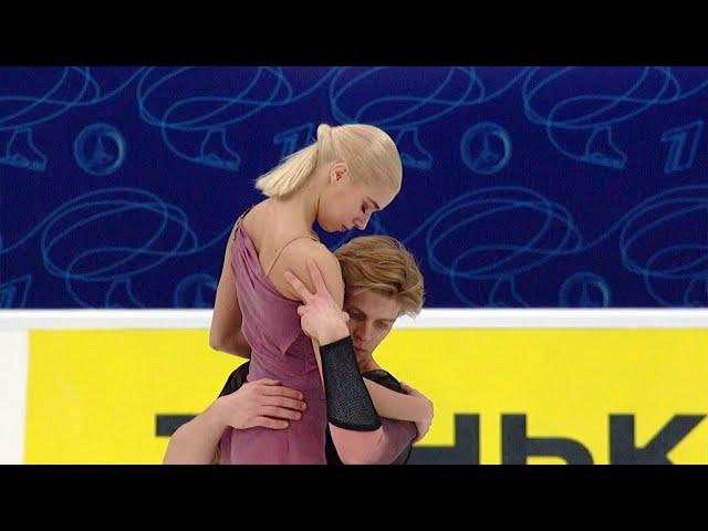 Дарья Бояринцева - Роман Плешков. Короткая программа. Пары. Москва. Гран-при России 2022