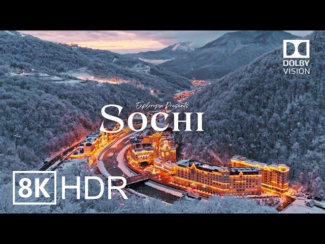 Sochi, Russia  in 8K HDR ULTRA HD 60 FPS Dolby Vision™ Drone Video