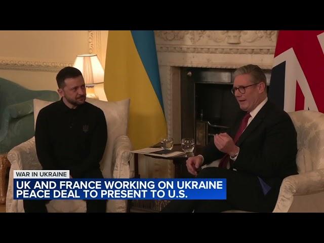 UK and France to prepare Ukraine peace plan for Trump, Starmer says