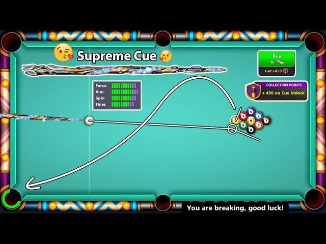 8 Ball Pool - Buying Supreme Cue in 1000 Cash 450 CCP Points - High Score + Guinness World Record