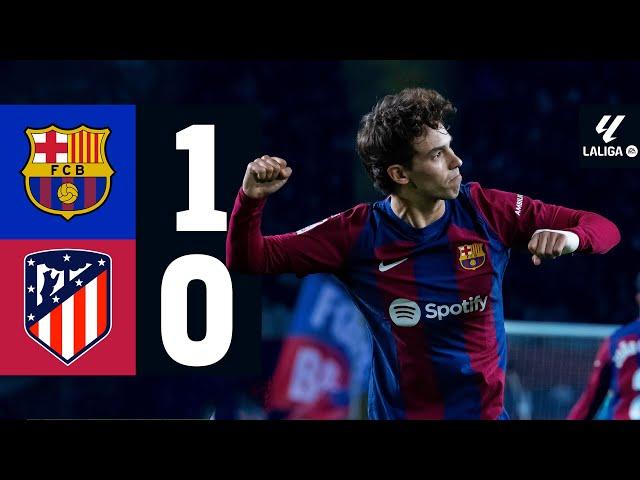 FC BARCELONA 1 vs 0 ATLETICO MADRID | LALIGA 2023/24 MD15