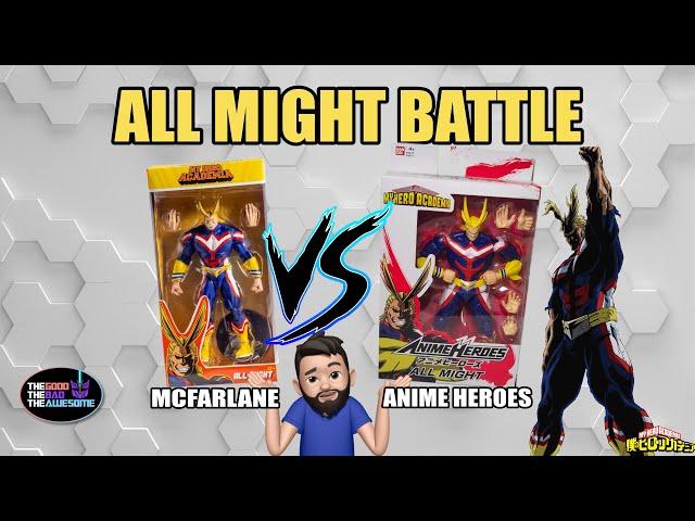 Anime Heroes All Might vs McFarlane All Might - A My Hero Academia Battle