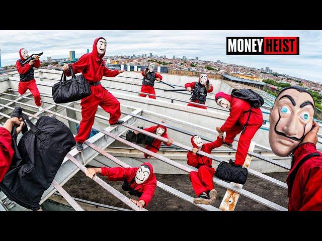 PARKOUR VS MONEY HEIST! 6 | ESCAPE and SURVIVE, POLICE chase BAD GUYS (BELLA CIAO REMIX) | Epic POV